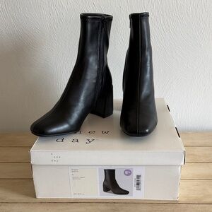 A New Day Black Pippa Heeled Boots